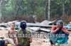 Moodbidri : Poor woman, kid  forcefully evicted from house built on govt land